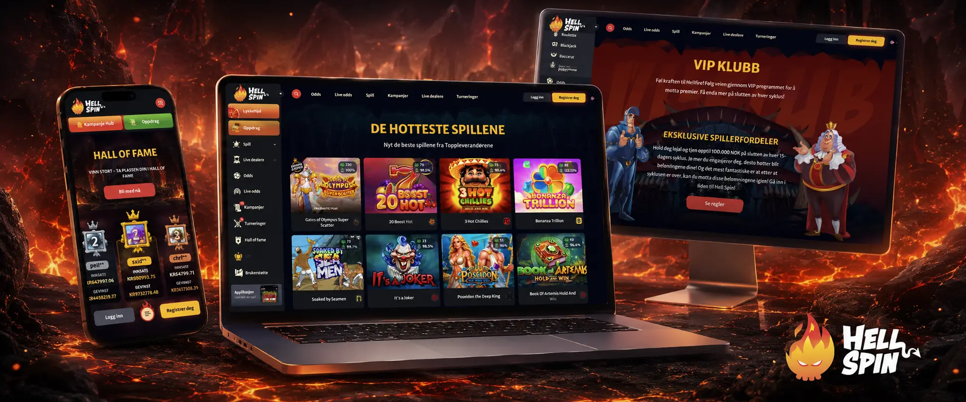 Slik begynner du å spille hos HellSpin